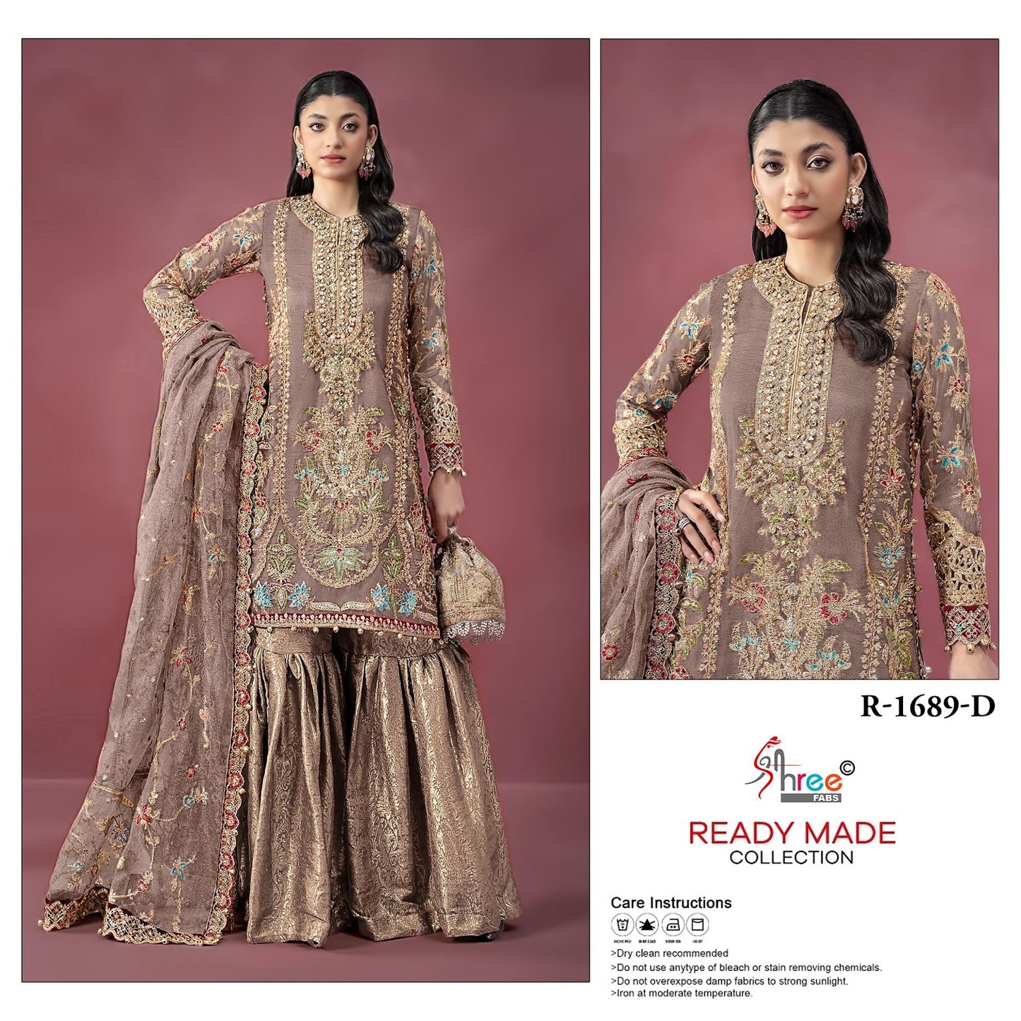 R 1689 Shree Fabs Viscose Pakistani Readymade Suits Exporter