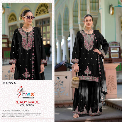 R 1695 Specially Eid Collection Shree Fabs Chinon Pakistani Readymade Suits Supplier Ahmedabad