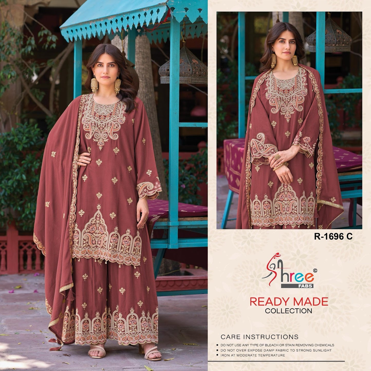 R 1696 Abcd Shree Fabs Chinon Pakistani Readymade Suits Manufacturer Ahmedabad