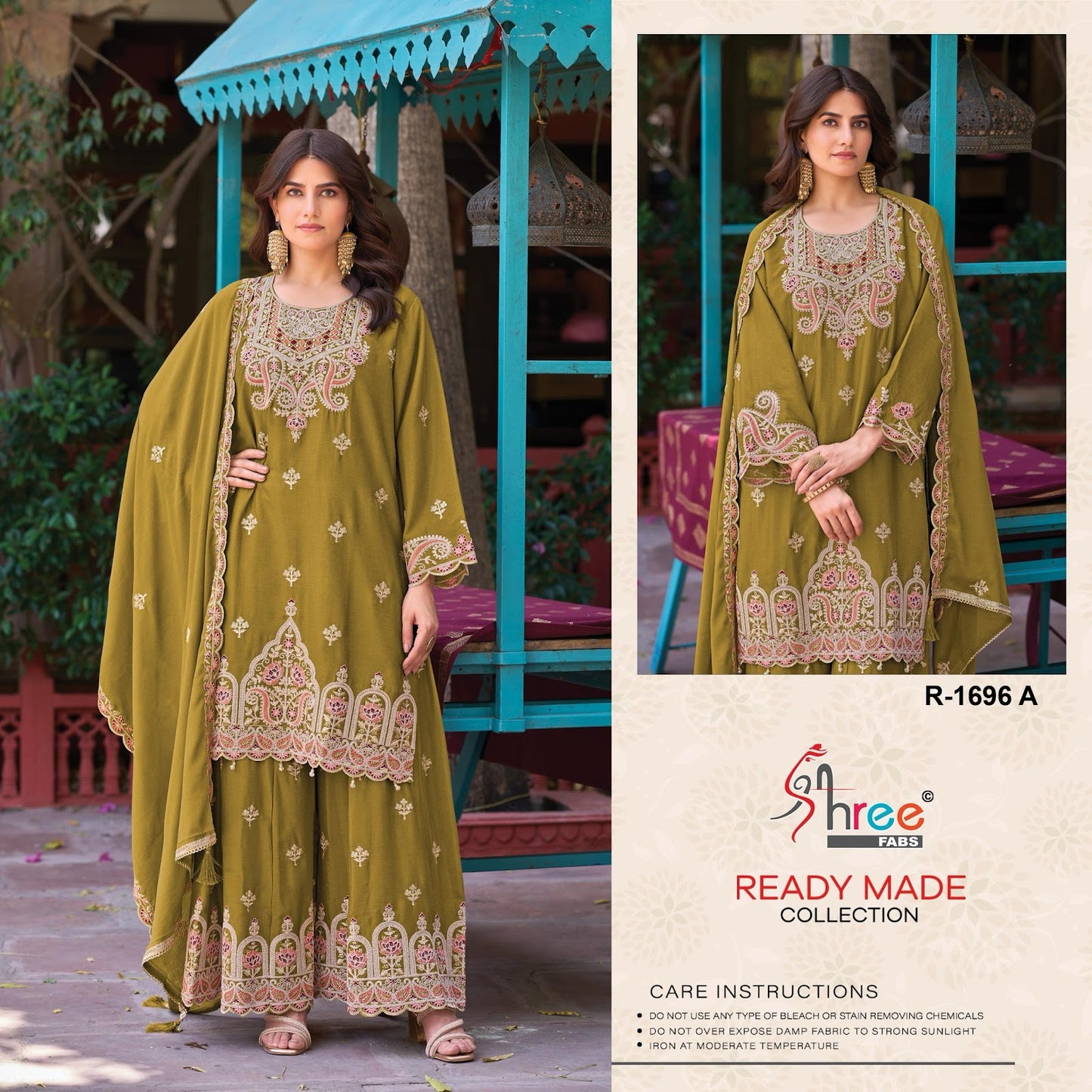 R 1696 Abcd Shree Fabs Chinon Pakistani Readymade Suits Manufacturer Ahmedabad
