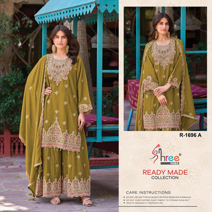 R 1696 Abcd Shree Fabs Chinon Pakistani Readymade Suits Manufacturer Ahmedabad