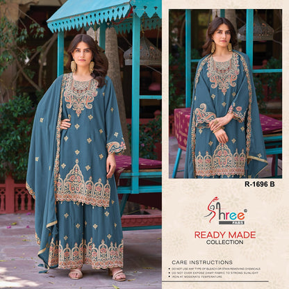 R 1696 Abcd Shree Fabs Chinon Pakistani Readymade Suits Manufacturer Ahmedabad