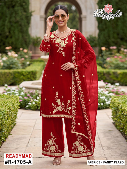 R 1705 Ramsha Fandy Pakistani Readymade Suits Supplier Ahmedabad