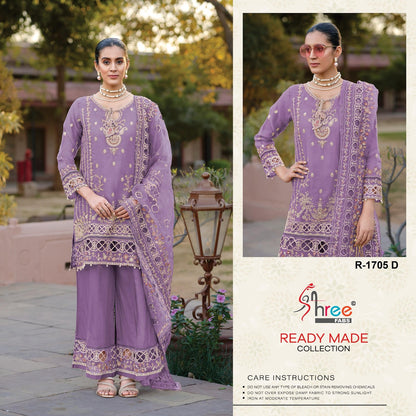 R 1705 Shree Fabs Silk Pakistani Readymade Suits Supplier