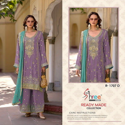R 1707 Shree Fabs Viscose Simmer Pakistani Readymade Suits Exporter Gujarat