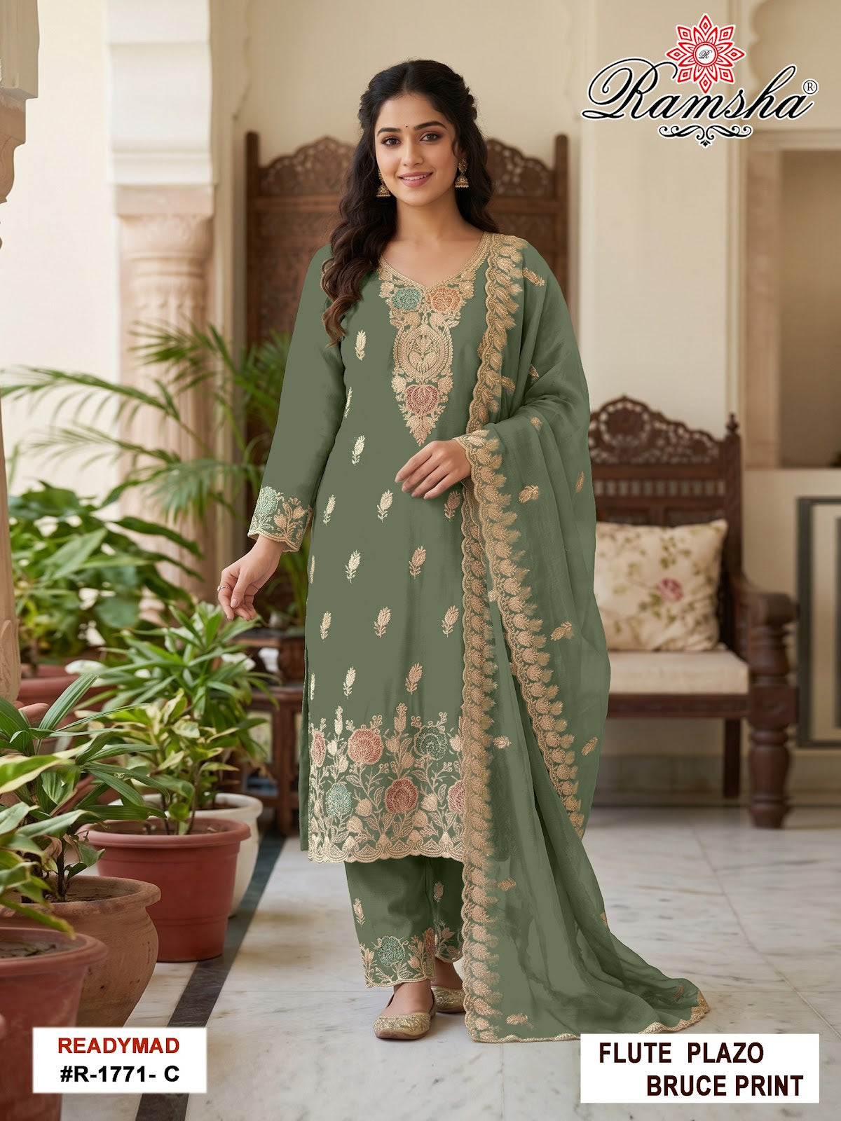 Eloisna S5377 Ganga Wool Pashmina Suits Wholesaler Gujarat