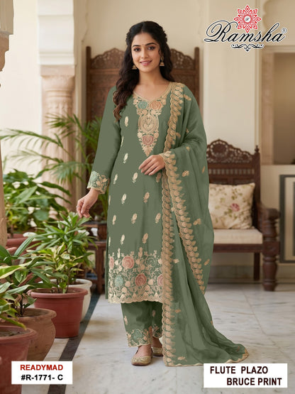 Eloisna S5377 Ganga Wool Pashmina Suits Wholesaler Gujarat