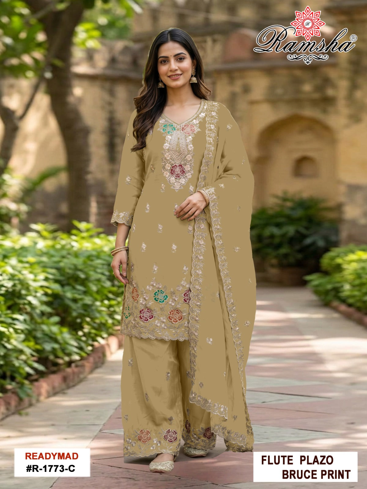 Serinda S5346 Ganga Wool Pashmina Suits Wholesale