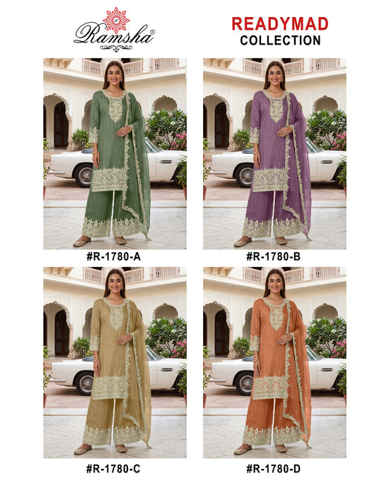 R 1780 Ramsha Gabana Pakistani Readymade Suits Exporter India