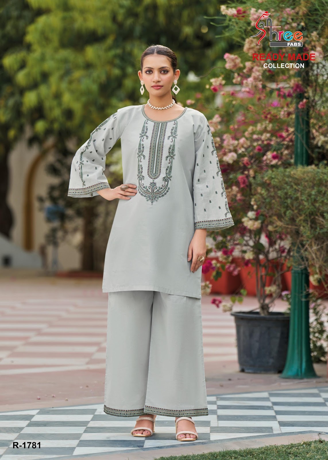 R 1781 Shree Fabs Cambric Cotton Pakistani Readymade Suits Wholesale Price