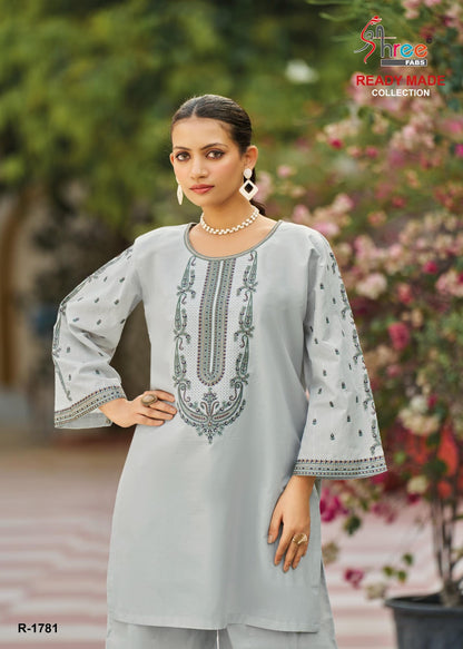 R 1781 Shree Fabs Cambric Cotton Pakistani Readymade Suits Wholesale Price