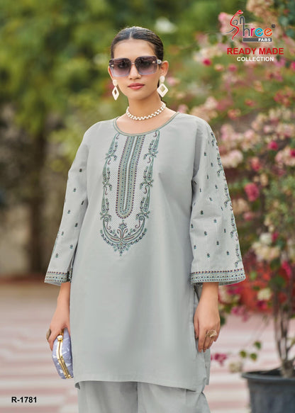 R 1781 Shree Fabs Cambric Cotton Pakistani Readymade Suits Wholesale Price