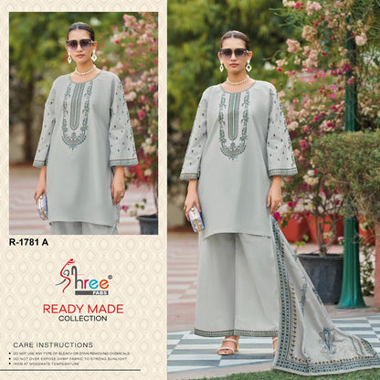 R 1781 Shree Fabs Cambric Cotton Pakistani Readymade Suits Wholesale Price