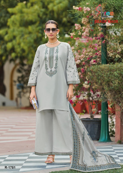 R 1781 Shree Fabs Cambric Cotton Pakistani Readymade Suits Wholesale Price