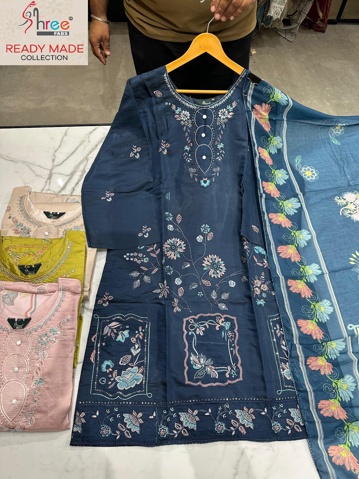 R 1782 Shree Fabs Cambric Cotton Pakistani Readymade Suits Exporter Ahmedabad