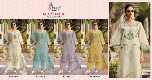 R 1830 Shree Fabs Satin Silk Pakistani Readymade Suits Manufacturer India