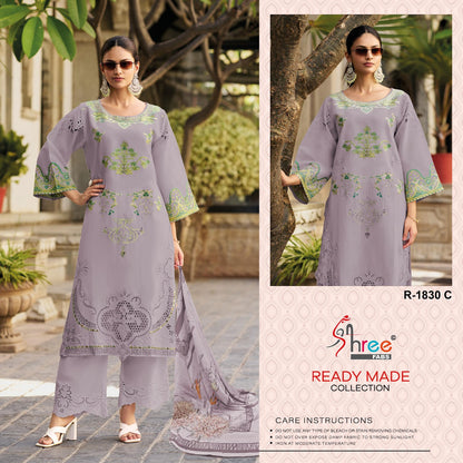 R 1830 Shree Fabs Satin Silk Pakistani Readymade Suits Manufacturer India