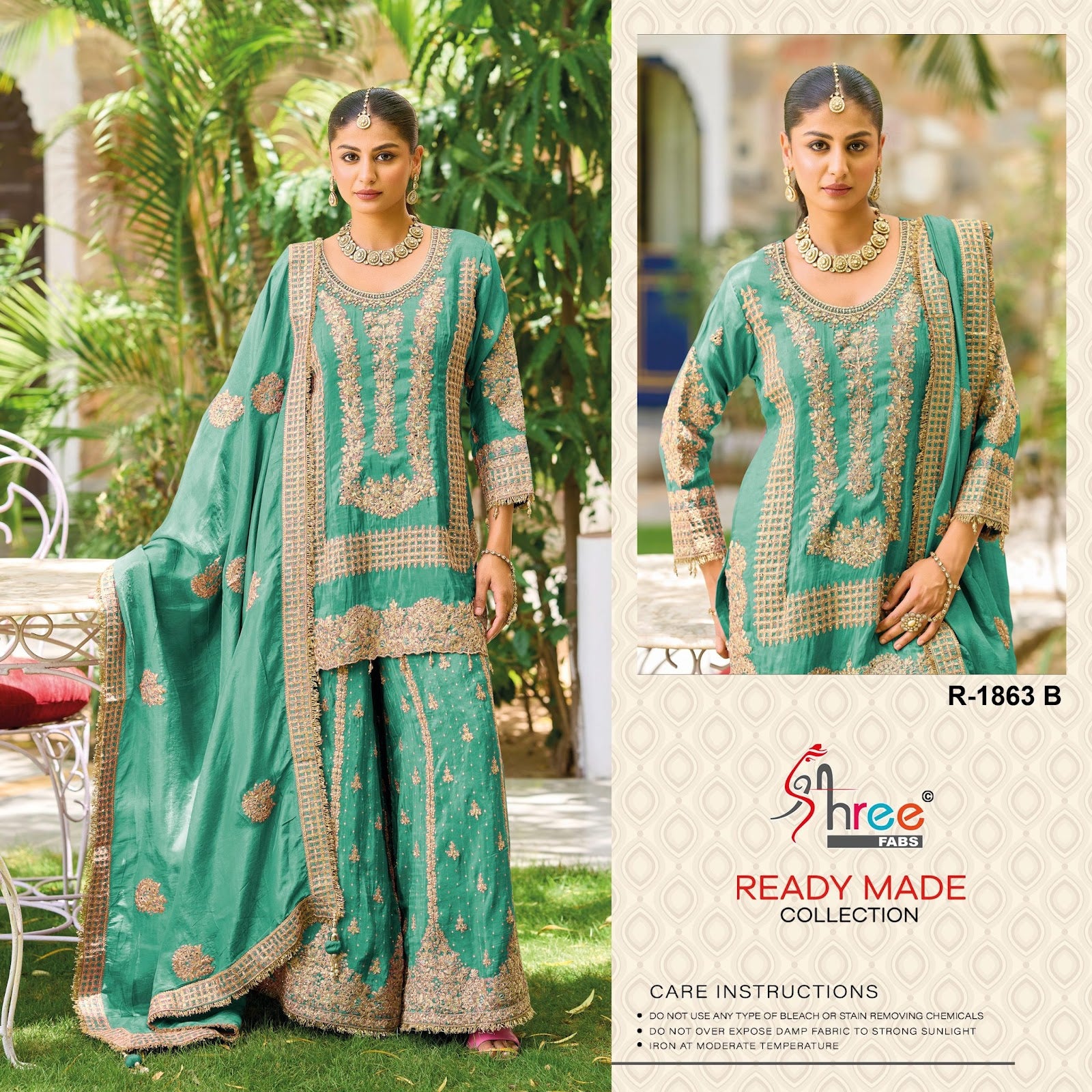 R 1863 Shree Fabs Viscose Simmer Pakistani Readymade Suits Manufacturer Ahmedabad