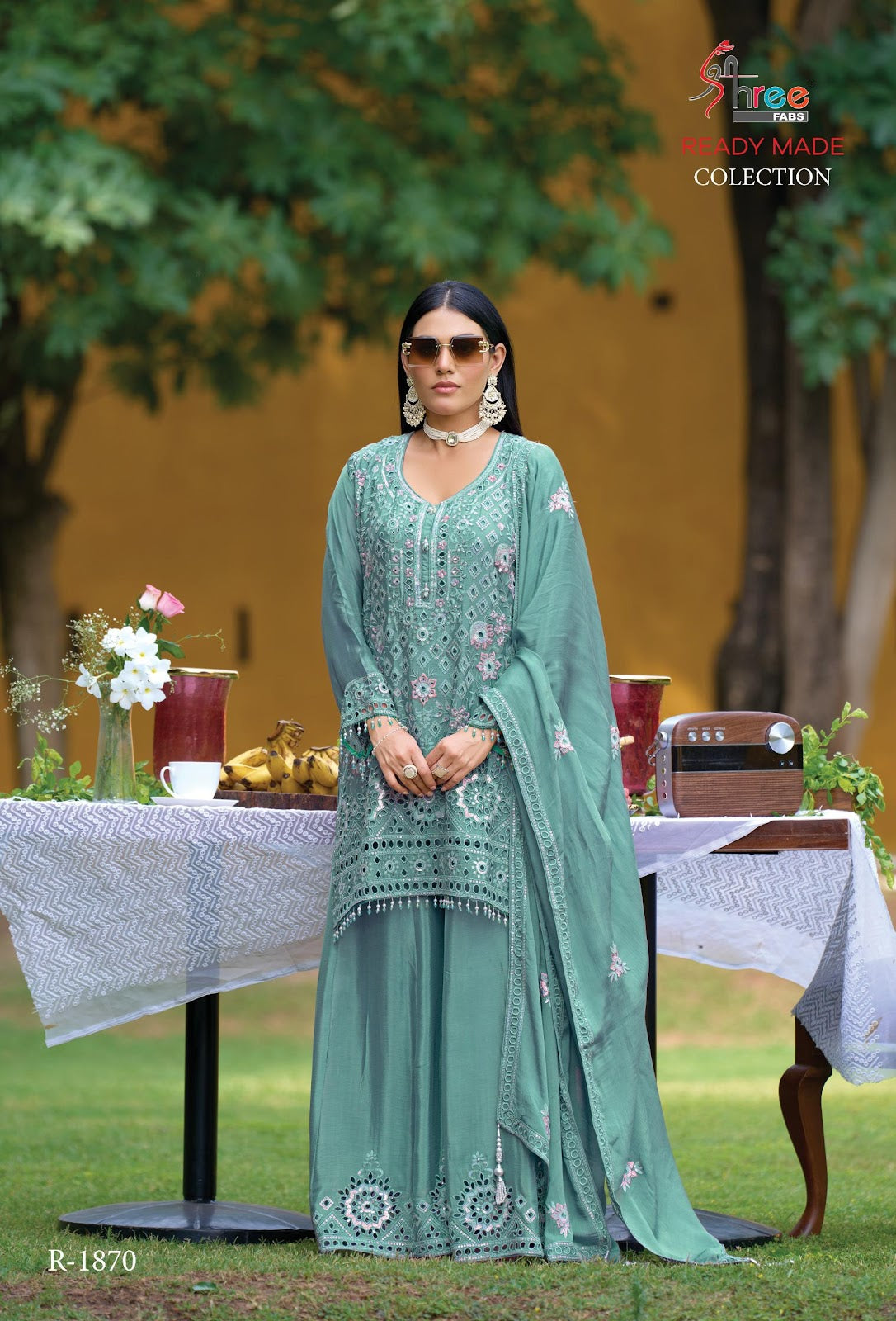 R 1870 Shree Fabs Airtex Pakistani Readymade Suits Wholesaler Gujarat