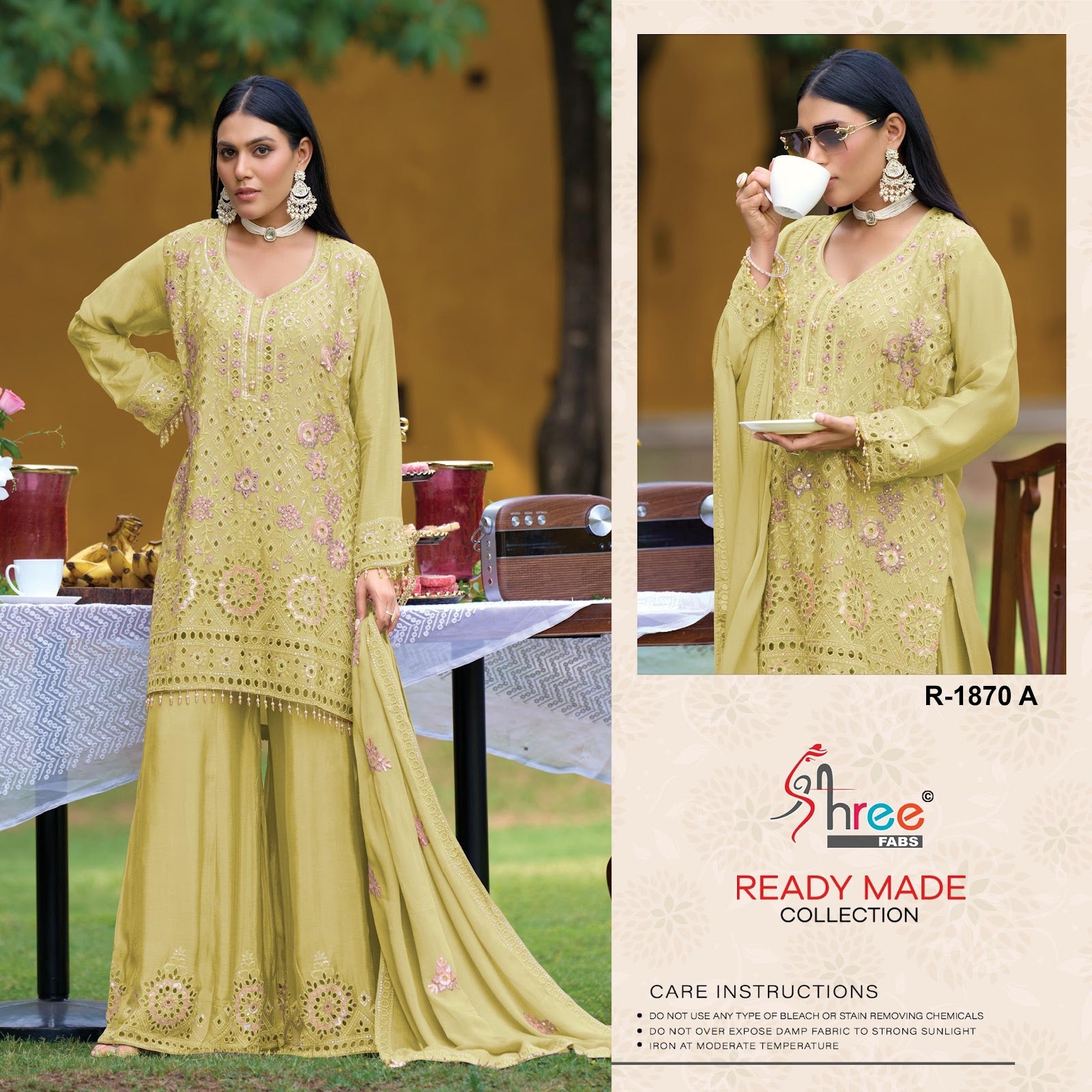 R 1870 Shree Fabs Airtex Pakistani Readymade Suits Wholesaler Gujarat