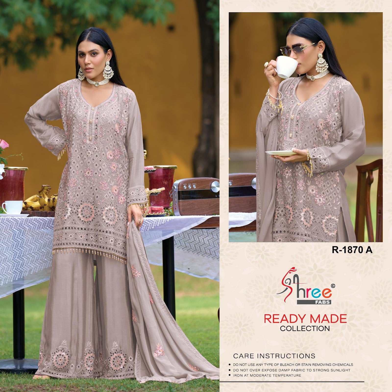 R 1870 Shree Fabs Airtex Pakistani Readymade Suits Wholesaler Gujarat