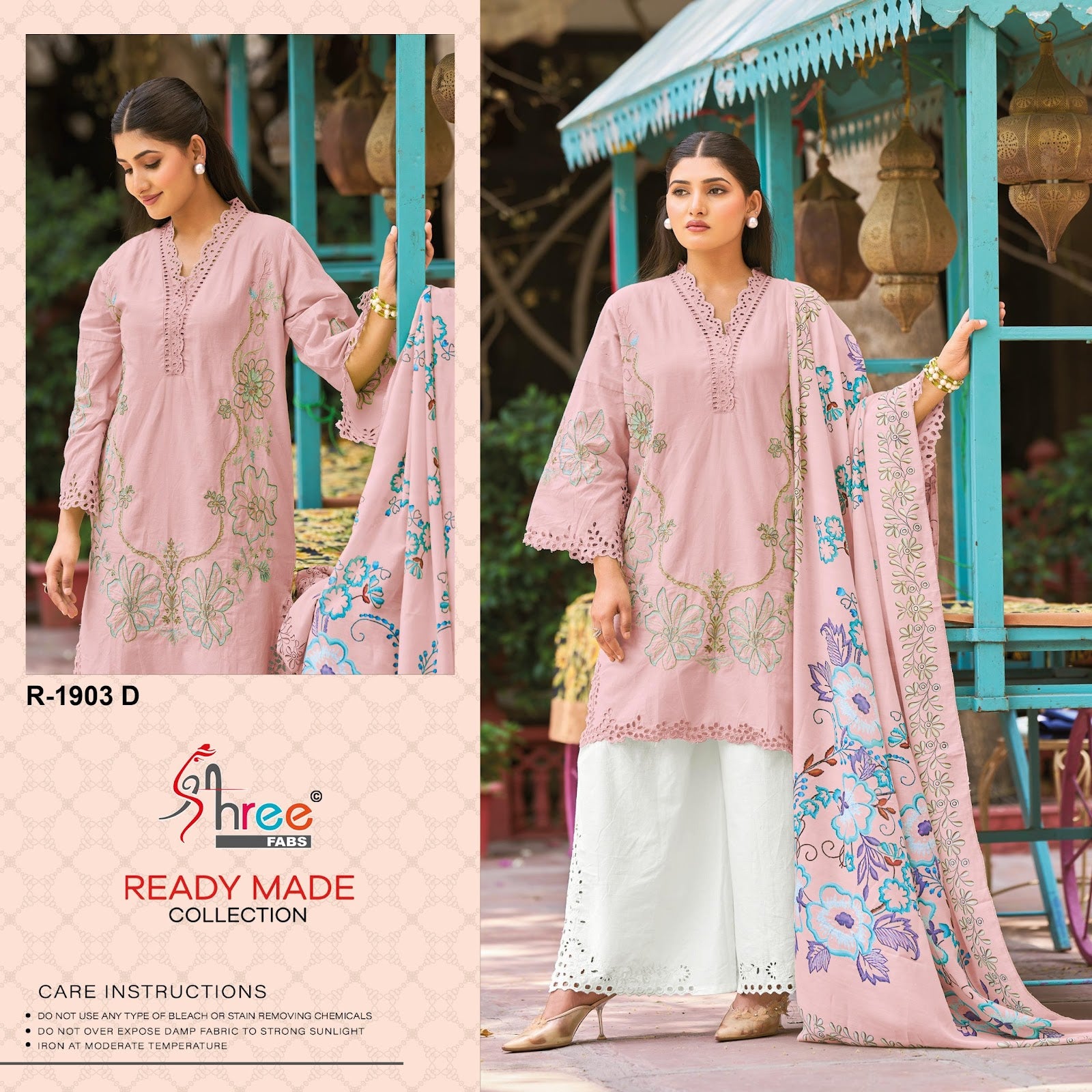 R 1903 Shree Fabs Cotton Lawn Pakistani Readymade Suits Supplier Ahmedabad