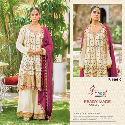 R 1905 Shree Fabs Airtex Pakistani Readymade Suits Wholesale Price