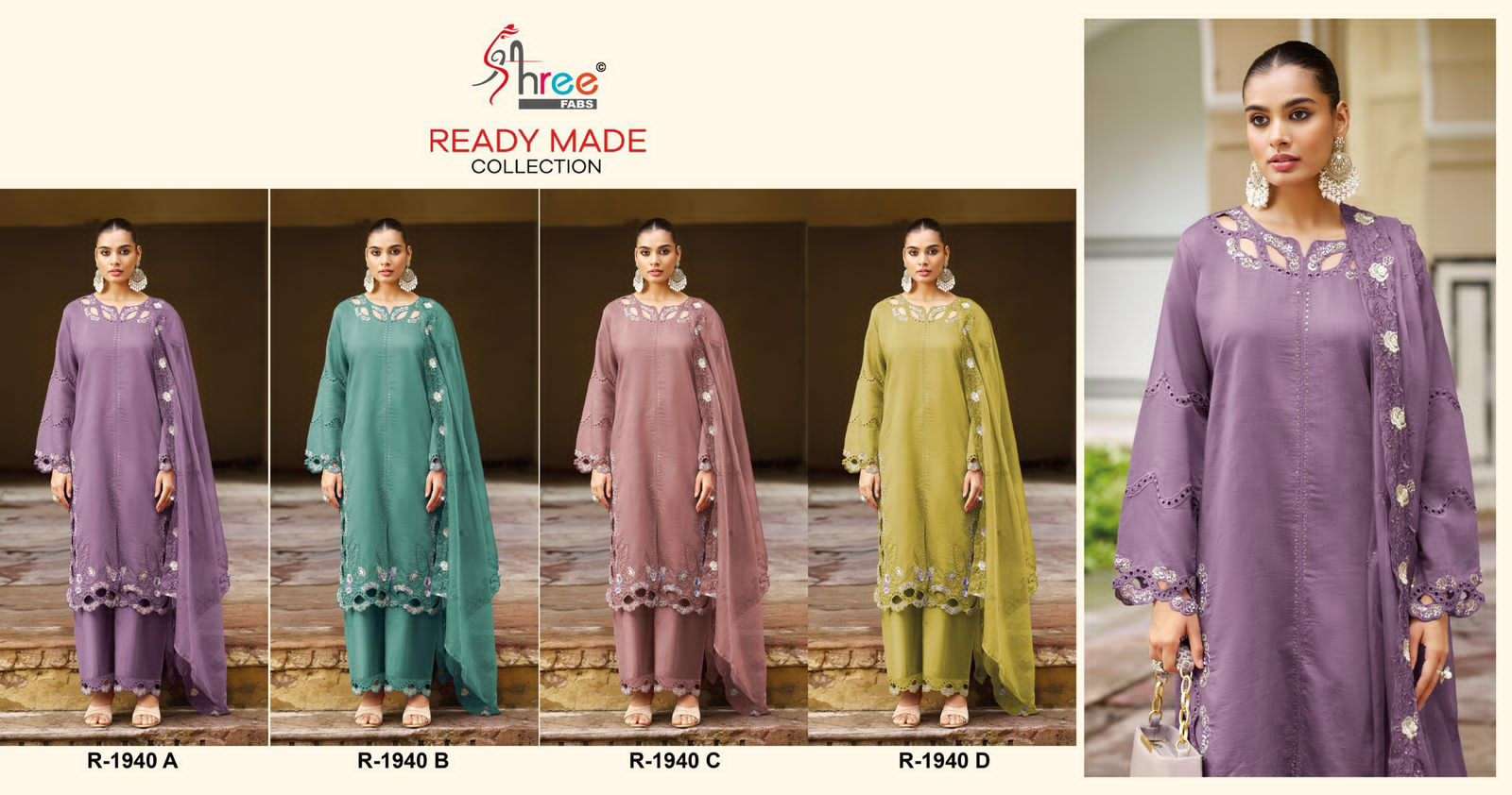 R 1940 Shree Fabs Slub Pakistani Readymade Suits Manufacturer Ahmedabad