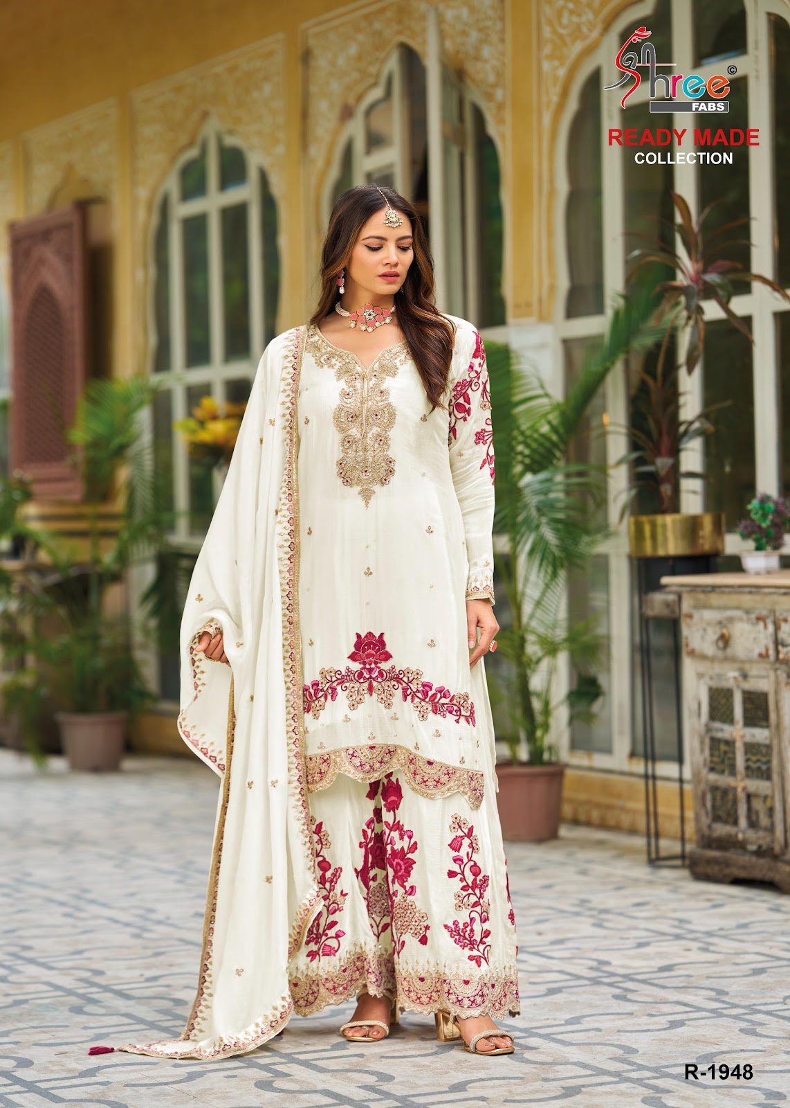 R 1948 Shree Fabs Airtex Pakistani Readymade Suits Exporter Gujarat