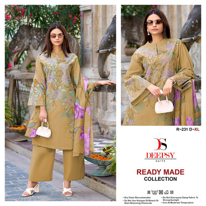 R 231 Deepsy Cotton Pakistani Readymade Suits Wholesale