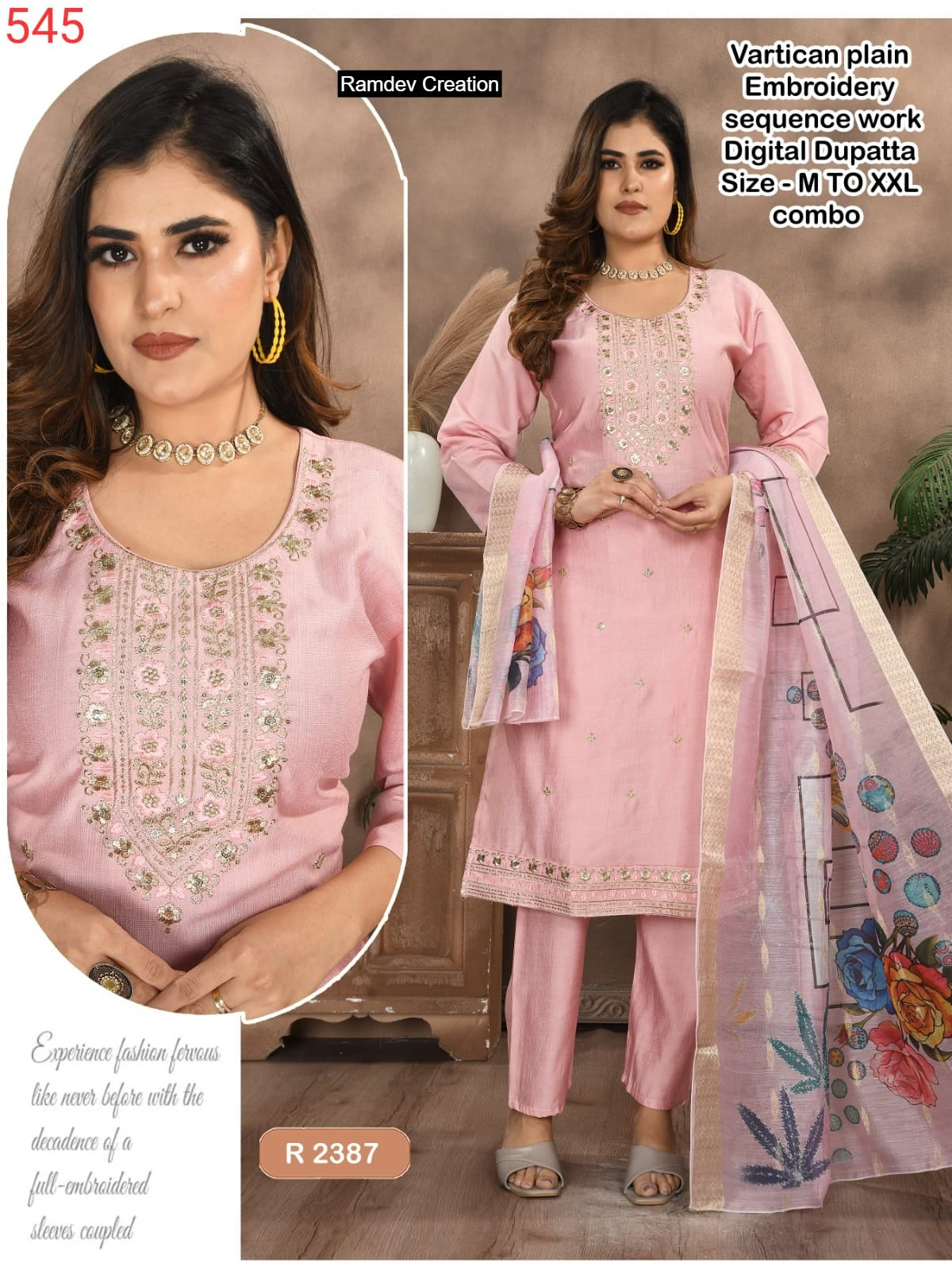 R 2382 To 2389 Ramdev Creation Readymade Pant Style Suits Wholesale Price