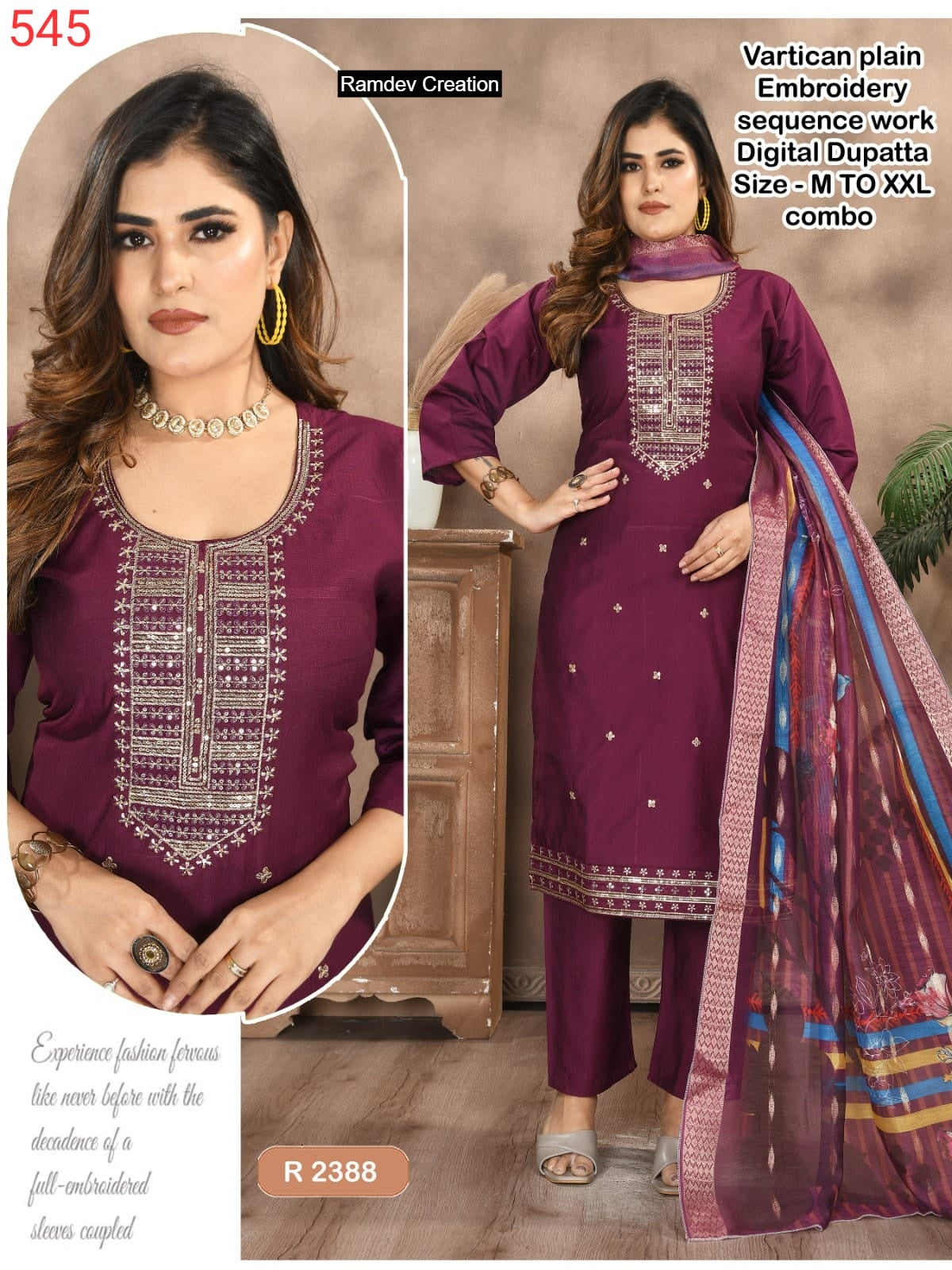 R 2382 To 2389 Ramdev Creation Readymade Pant Style Suits Wholesale Price