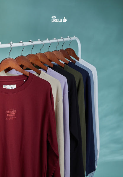 R 303 Full Sleeves Growup Cotton Looper Mens Tshirts Manufacturer Gujarat