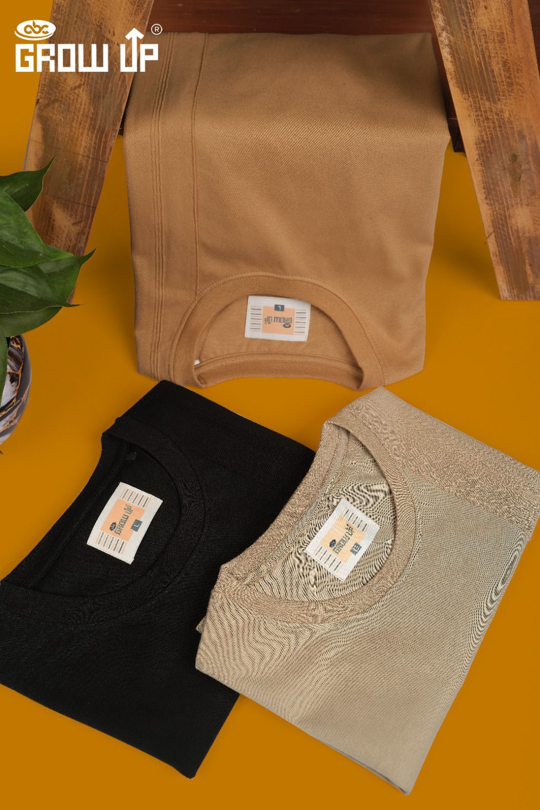 R 934 Growup Interlock Mens Tshirts Manufacturer India