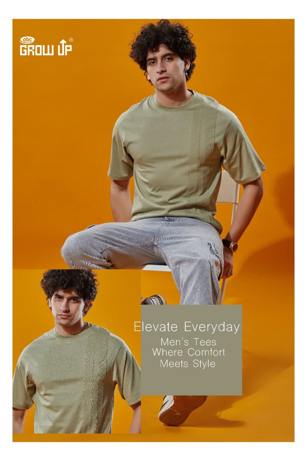 R 934 Growup Interlock Mens Tshirts Manufacturer India