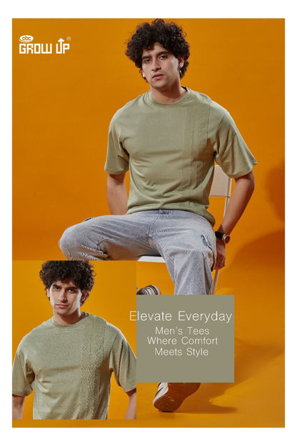 R 934 Growup Interlock Mens Tshirts Manufacturer India