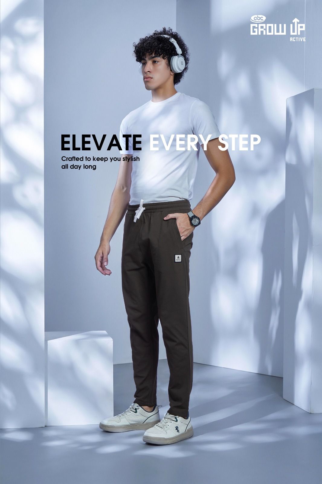 R Tp 001 Growup Cotton Blend Mens Track Pants Exporter
