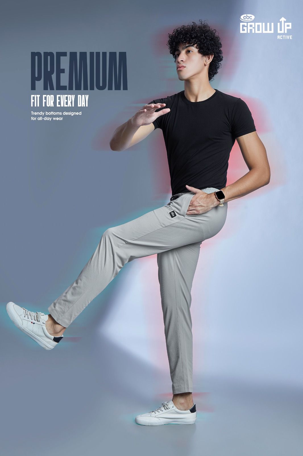 R Tp 001 Growup Cotton Blend Mens Track Pants Exporter