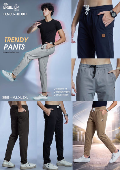R Tp 001 Growup Cotton Blend Mens Track Pants Exporter