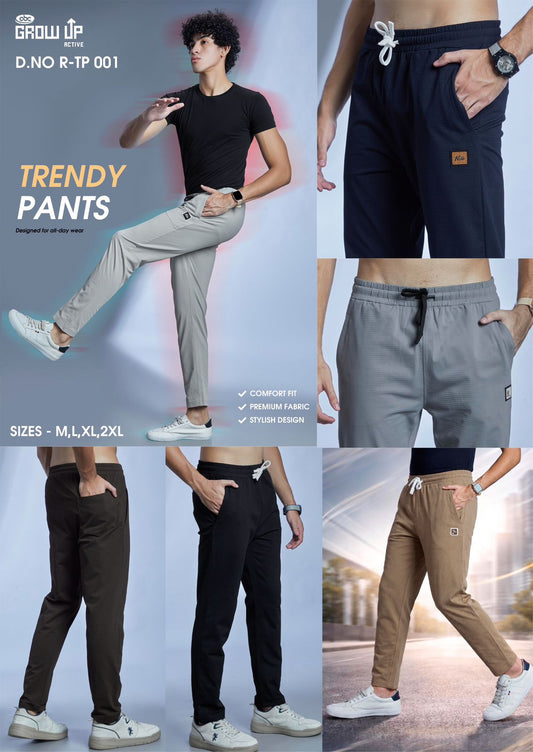 R Tp 001 Growup Cotton Blend Mens Track Pants Exporter