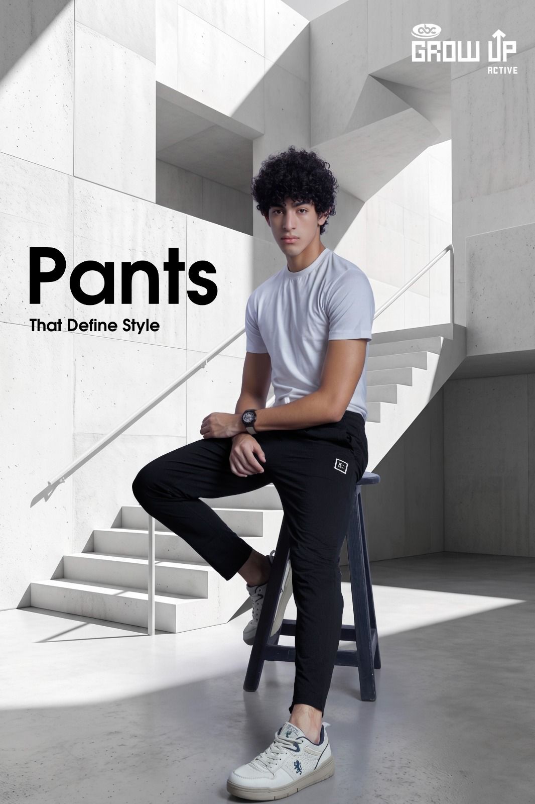 R Tp 001 Growup Cotton Blend Mens Track Pants Exporter