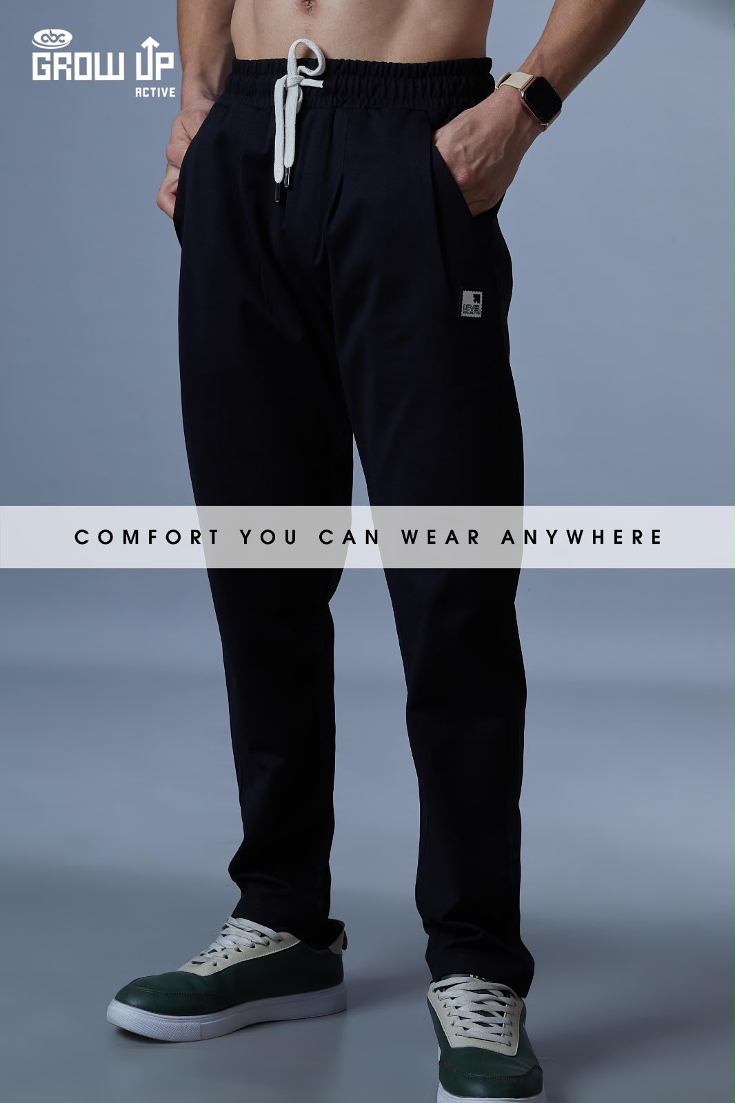 R Tp 003 Imported Growup Knit Mens Track Pants Wholesaler Ahmedabad