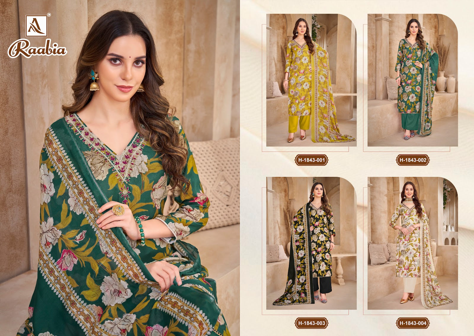 Raabia Alok Pure Viscose Pant Style Suits Exporter Ahmedabad