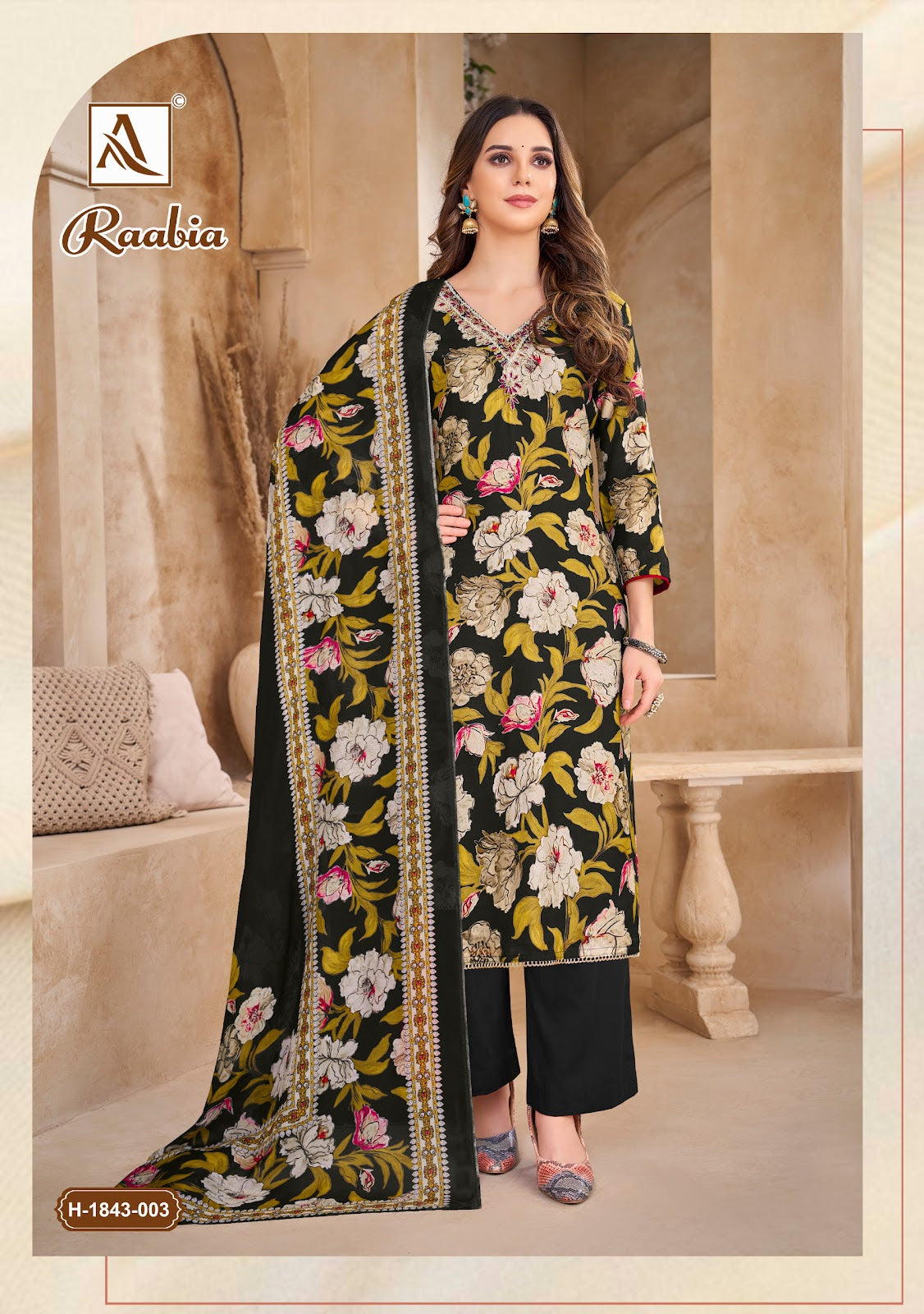 Raabia Alok Pure Viscose Pant Style Suits Exporter Ahmedabad