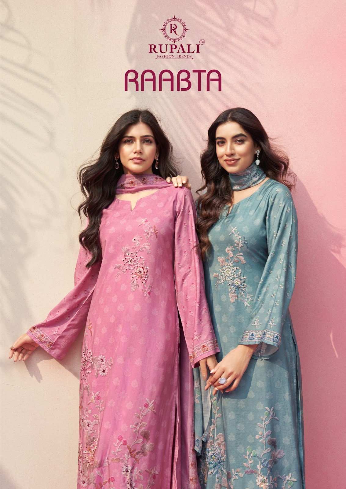 Raabta Rupali Muslin Pant Style Suits Exporter