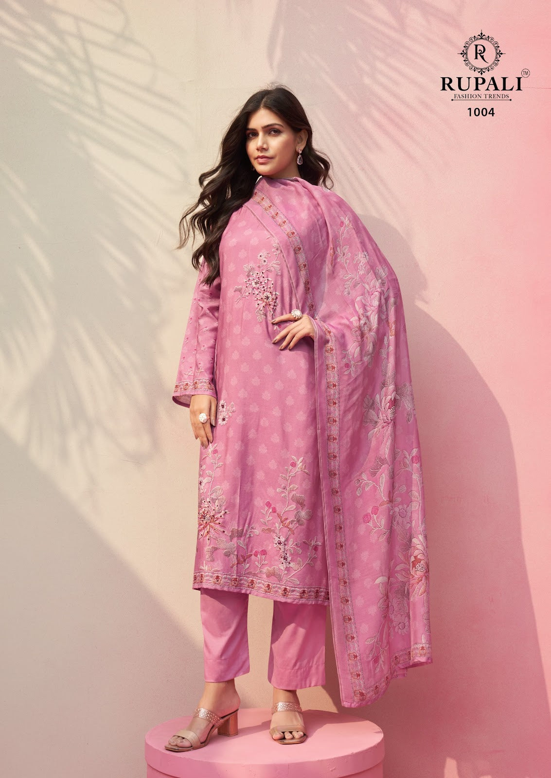 Raabta Rupali Muslin Pant Style Suits Exporter