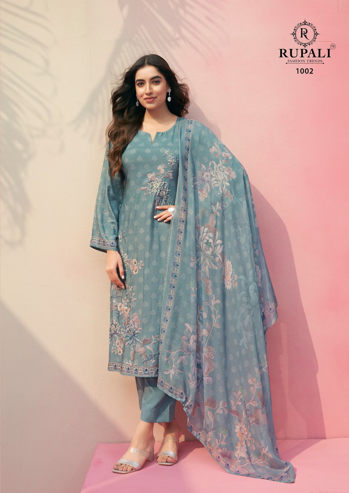 Raabta Rupali Muslin Pant Style Suits Exporter
