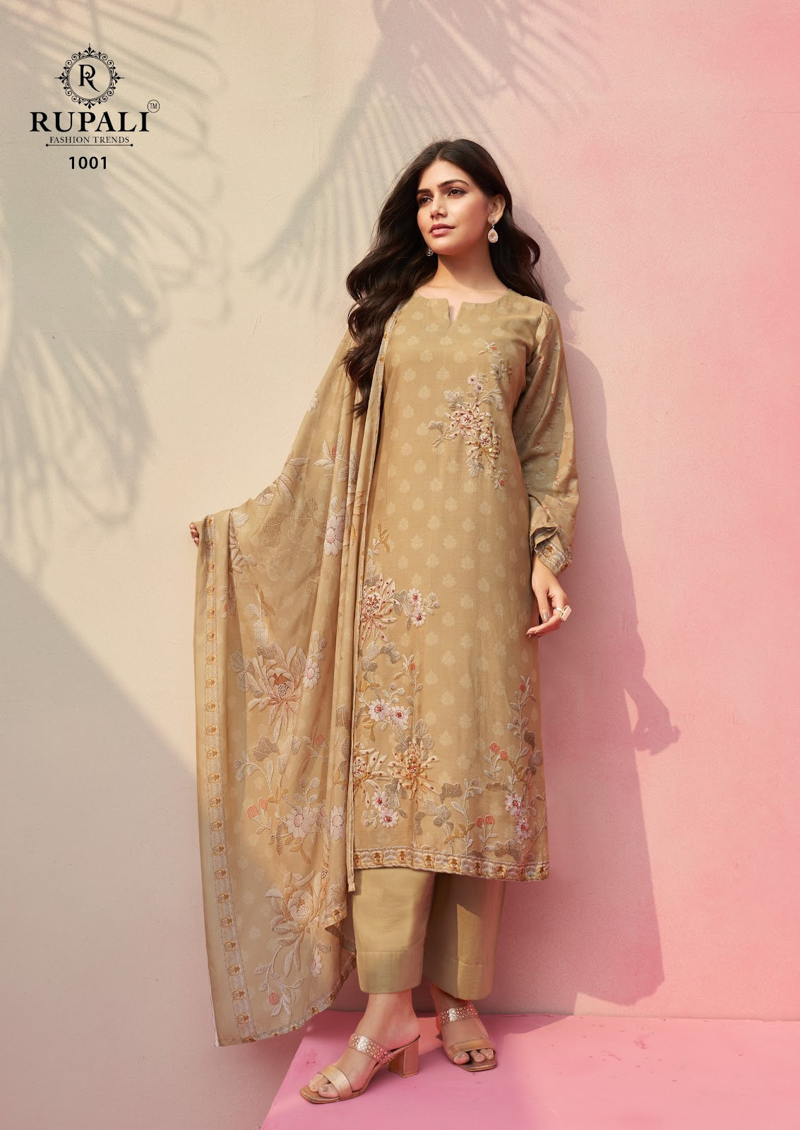 Raabta Rupali Muslin Pant Style Suits Exporter