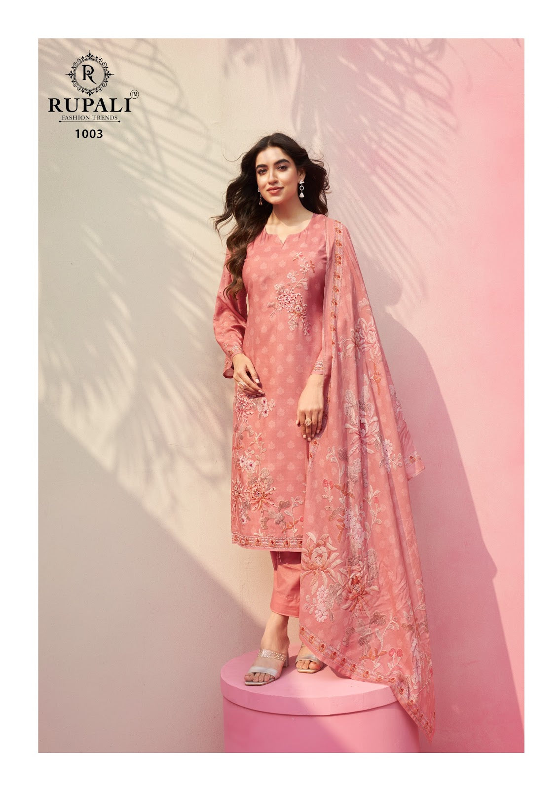 Raabta Rupali Muslin Pant Style Suits Exporter