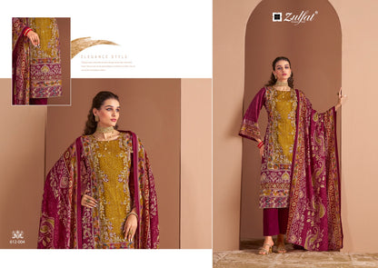 Raabta Vol 3 Zulfat Designer Jam Cotton Karachi Salwar Suits Wholesale Price